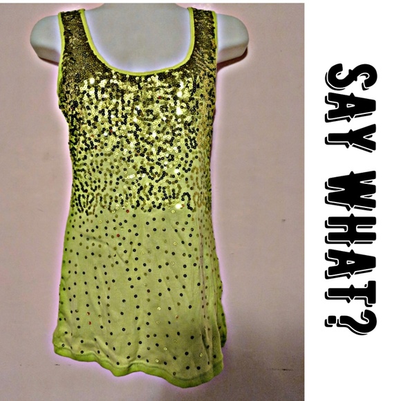 Say What? Tops - {Say What?} Ribbed Sequin Tank Say What? Tops - {Say What?} Ribbed Sequin Tank